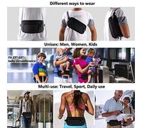 Diseño de Cinturón de Viaje: Este Cinturón de Viaje Delgado está Hecho de Nailon de y Cuenta con un Núcleo Que Garantiza la Máxima Durabilidad y Comodidad para Usar Durante Todo