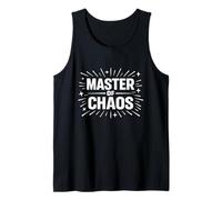 Diseño de Cita cómica Divertida de Master of Chaos Camiseta sin Mangas