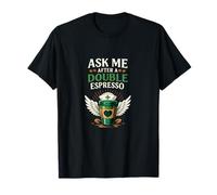 Diseño de Cita de Nurse Night Shift Double Espresso Camiseta