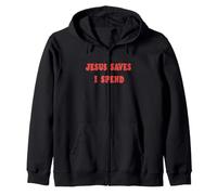 Diseño de Cita Divertida de Jesús Salva I Spend Sudadera con Capucha