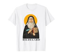 Diseño de Cita inspiradora de Santa Hildegarda de Bingen Camiseta gráfica económica