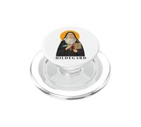 Diseño de Cita inspiradora de Santa Hildegarda de Bingen PopSockets PopGrip para MagSafe