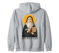 Diseño de Cita inspiradora de Santa Hildegarda de Bingen Sudadera con Capucha