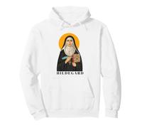 Diseño de Cita inspiradora de Santa Hildegarda de Bingen Sudadera con Capucha