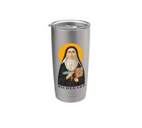 Diseño de cita inspiradora de Santa Hildegarda de Bingen Vaso térmico de acero inoxidable de doble pared