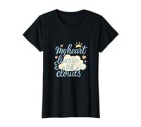 Diseño de Citas My Heart Lives in The Clouds Camiseta