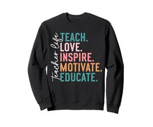 Diseño de Citas para enseñar, amar, Inspirar, motivar y educar a los Maestros Sudadera