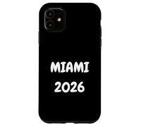 DISEÑO DE Ciudad Cool Miami 2026. VISITANTE O RESIDENTE, Amo LA Ciudad Carcasa para iPhone 11