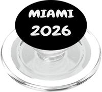 DISEÑO DE Ciudad Cool Miami 2026. VISITANTE O RESIDENTE, Amo LA Ciudad PopSockets PopGrip para MagSafe
