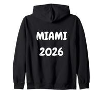 DISEÑO DE Ciudad Cool Miami 2026. VISITANTE O RESIDENTE, Amo LA Ciudad Sudadera con Capucha