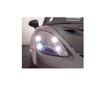 Diseño de coche for faros delanteros Compatible con Porsche 718 Faros delanteros 2016-2021 Faros delanteros Cayman Boxster DRL Señal de giro Luz alta Angel Eye