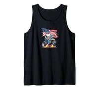 Diseño de Coche Hotrod Dragster de Main Street Speed Shop USA Camiseta sin Mangas