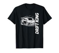Diseño de Coches Drifting King JDM Drift Culture Camiseta