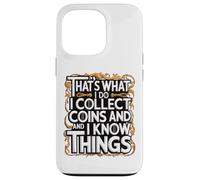 Diseño de coleccionista de Monedas Carcasa para iPhone 13 Pro