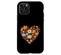 Diseño de Collage de Acción de Gracias de corazón de otoño Carcasa para iPhone 11 Pro