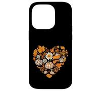 Diseño de Collage de Acción de Gracias de corazón de otoño Carcasa para iPhone 14 Pro
