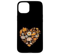 Diseño de Collage de Acción de Gracias de corazón de otoño Carcasa para iPhone 15 Plus