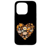 Diseño de Collage de Acción de Gracias de corazón de otoño Carcasa para iPhone 15 Pro