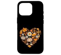 Diseño de Collage de Acción de Gracias de corazón de otoño Carcasa para iPhone 16 Pro