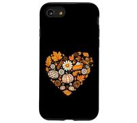 Diseño de Collage de Acción de Gracias de corazón de otoño Carcasa para iPhone SE (2020) / 7/8