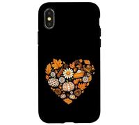 Diseño de Collage de Acción de Gracias de corazón de otoño Carcasa para iPhone X/XS