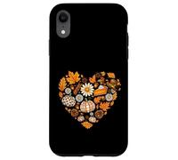 Diseño de Collage de Acción de Gracias de corazón de otoño Carcasa para iPhone XR