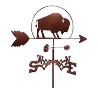 Diseño de Combate de vano del Clima Retro Weathervane con Flecha de Acero Inoxidable Satinado Negro Ornamento de Clima Dirección Dirección Indicadora Jardín Decoración Arte Nice Decoraciones