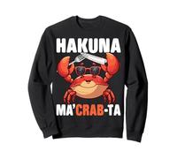 Diseño de Comer Cangrejo para los Amantes de los mariscos Sudadera