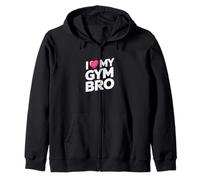Diseño de compañero de Entrenamiento I Love My Gym Partner Sudadera con Capucha