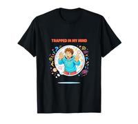 Diseño de Conciencia Atrapado en mi Mente Pensando Demasiado Camiseta