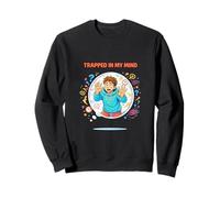 Diseño de Conciencia Atrapado en mi Mente Pensando Demasiado Sudadera