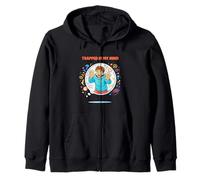 Diseño de Conciencia Atrapado en mi Mente Pensando Demasiado Sudadera con Capucha