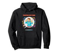 Diseño de Conciencia Atrapado en mi Mente Pensando Demasiado Sudadera con Capucha
