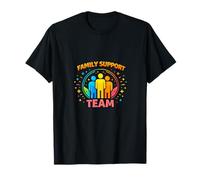 Diseño de Conciencia de Unidad del Equipo de Apoyo Familiar Camiseta