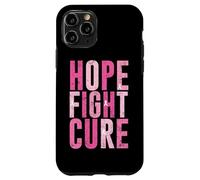 Diseño de concientización sobre el cáncer de mama Hope Fight Cure Carcasa para iPhone 11 Pro