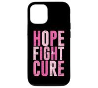 Diseño de concientización sobre el cáncer de mama Hope Fight Cure Carcasa para iPhone 12/12 Pro