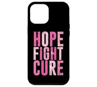 Diseño de concientización sobre el cáncer de mama Hope Fight Cure Carcasa para iPhone 12 Pro Max
