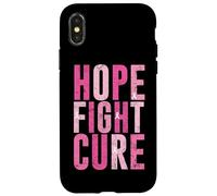 Diseño de concientización sobre el cáncer de mama Hope Fight Cure Carcasa para iPhone X/XS