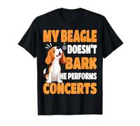 Diseño de conciertos de Corteza de Beagle para dueños de Perros y Amantes del Beagle Camiseta