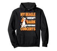 Diseño de conciertos de Corteza de Beagle para dueños de Perros y Amantes del Beagle Sudadera con Capucha