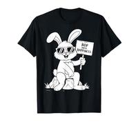 Diseño de conejo genial "Hop Into Happiness" Camiseta