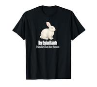 Diseño de Conejos de Nueva Zelanda más amigable Que la mayoría de los Humanos Camiseta