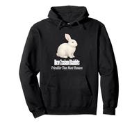 Diseño de Conejos de Nueva Zelanda más amigable Que la mayoría de los Humanos Sudadera con Capucha