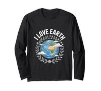 Diseño de conservación I Love Earth Planet Manga Larga