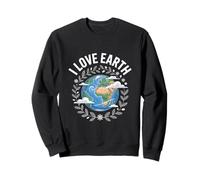 Diseño de conservación I Love Earth Planet Sudadera