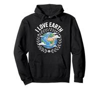 Diseño de conservación I Love Earth Planet Sudadera con Capucha