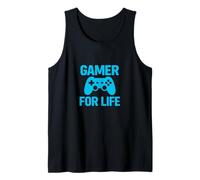 Diseño de Controlador de Juego Retro Gamer For Life Camiseta sin Mangas