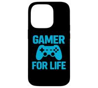 Diseño de Controlador de Juego Retro Gamer For Life Carcasa para iPhone 14 Pro
