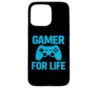 Diseño de Controlador de Juego Retro Gamer For Life Carcasa para iPhone 15 Pro MAX