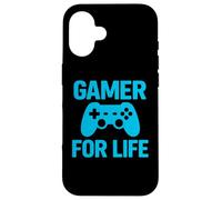 Diseño de Controlador de Juego Retro Gamer For Life Carcasa para iPhone 16